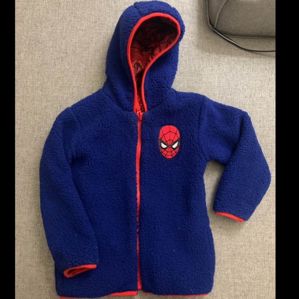 Reversible Spider-Man Coat - Picture 2 of 2